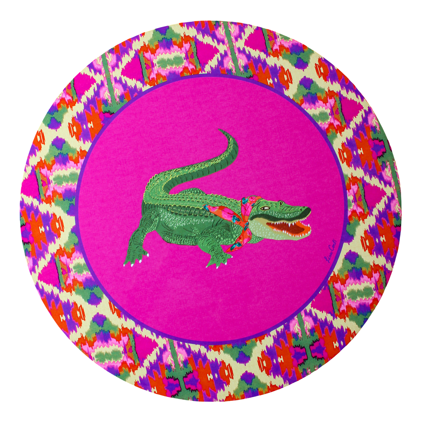 Sarafikat Placemat - Fuchsia