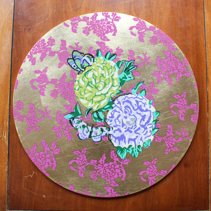 Gold Foil Placemat - Kandem Queen Magenta