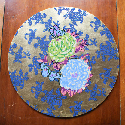 Gold Foil Placemat - Kandem Queen Blue