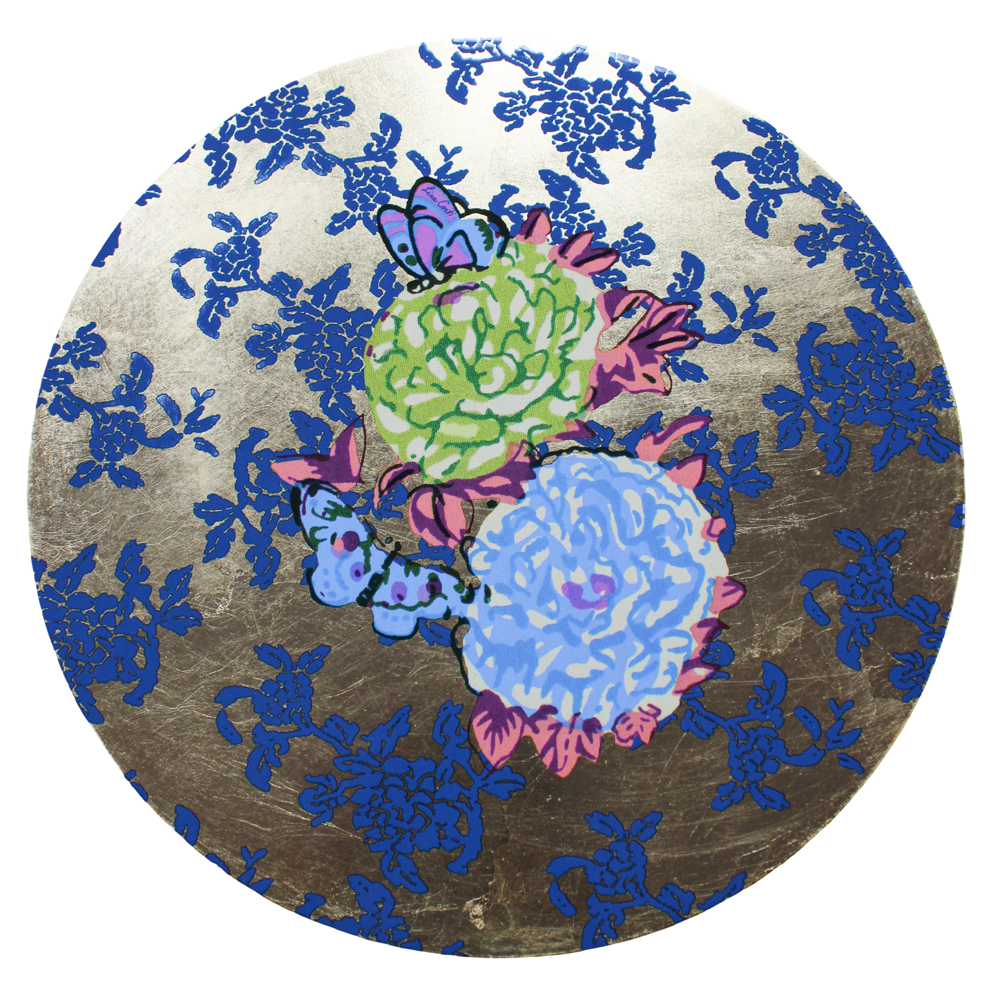 Gold Foil Placemat - Kandem Queen Blue
