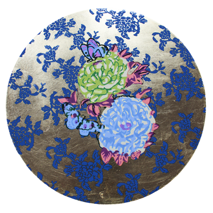 Gold Foil Placemat - Kandem Queen Blue