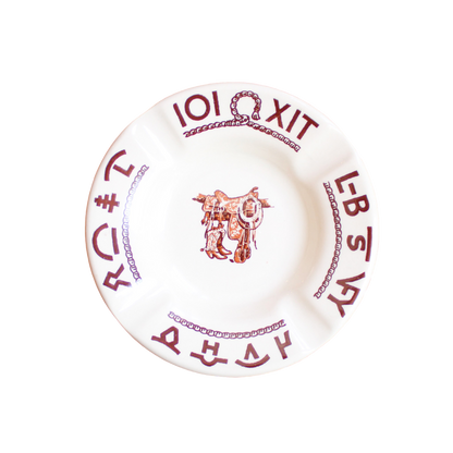 Original 1950s Wallace China Company "Westward Ho Rodeo" Dinnerware