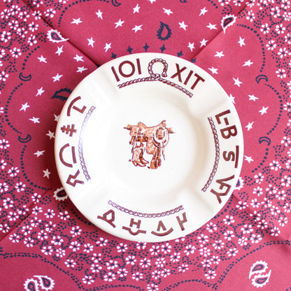 Original 1950s Wallace China Company "Westward Ho Rodeo" Dinnerware