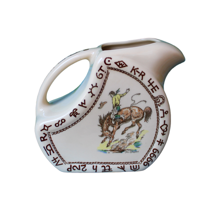 Original 1950s Wallace China Company "Westward Ho Rodeo" Dinnerware