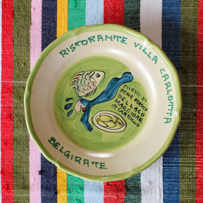 Buon Ricordo Plate - Villa Carlotta (Fish)