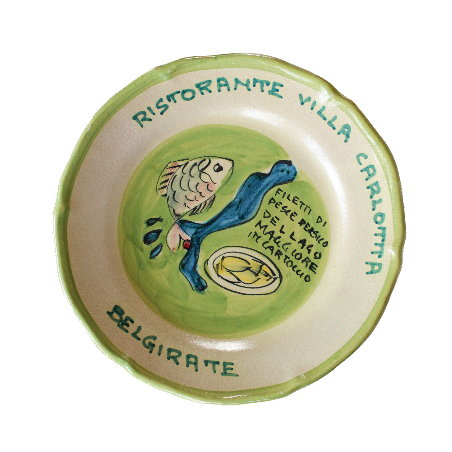 Buon Ricordo Plate - Villa Carlotta (Fish)