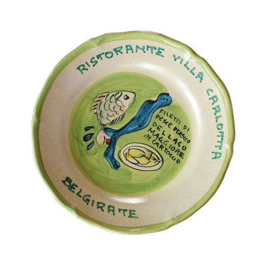 Buon Ricordo Plate - Villa Carlotta (Fish)
