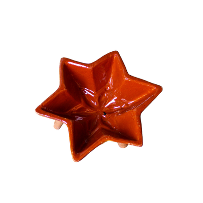 French Terracotta Star Cake Mold