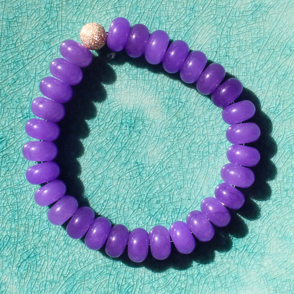 Cardoon Purple Monochrome Bracelet