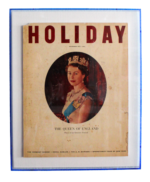 Framed Holiday Magazine Cover - November 1957, "Queen Elizabeth"