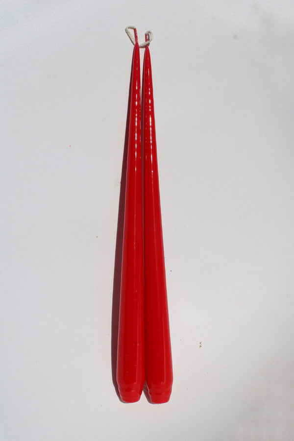 Cone Tapers, True Red