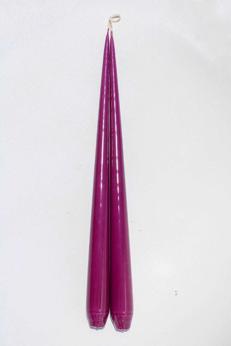 Cone Tapers, Plum Syrup