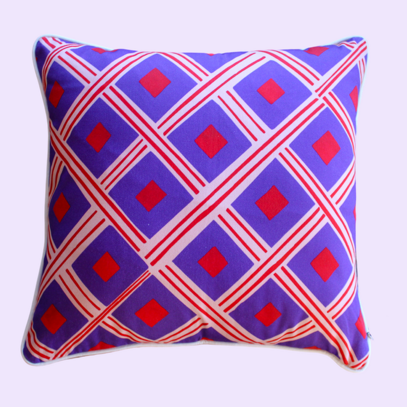 Oceana Salton Pillow - Purple/Red