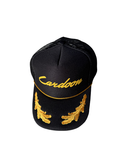 Cardoon Black & Gold Trucker Hat