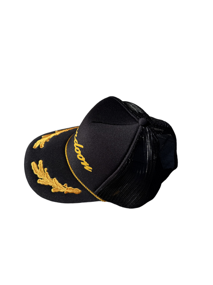 Cardoon Black & Gold Trucker Hat