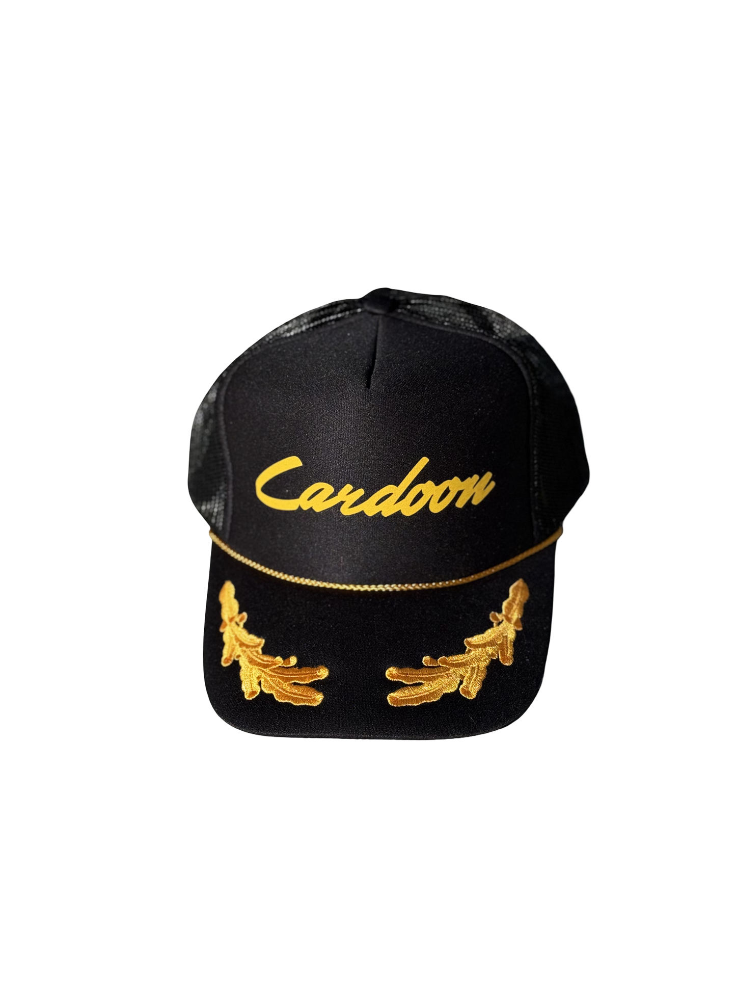 Cardoon Black & Gold Trucker Hat