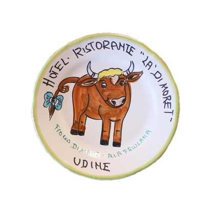 Buon Ricordo Plate - La Di Moret (Cow)