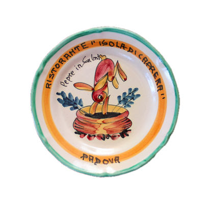 Buon Ricordo Plate - Isola di Caprera