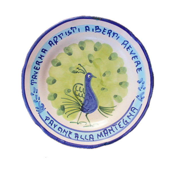 Buon Ricordo Plate - Artisti A. Berti Revere