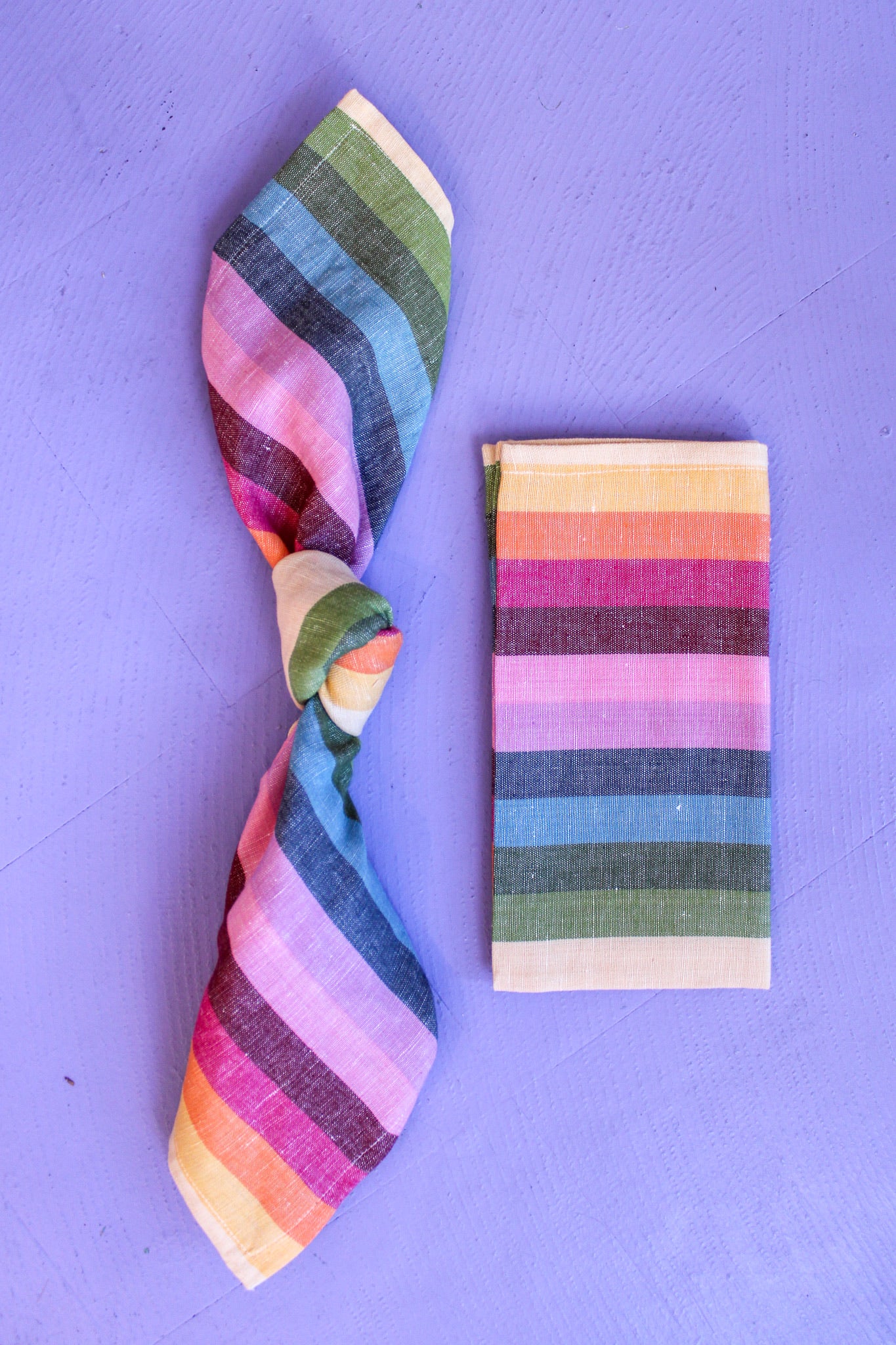 Prism Stripe Napkins - Set of 4