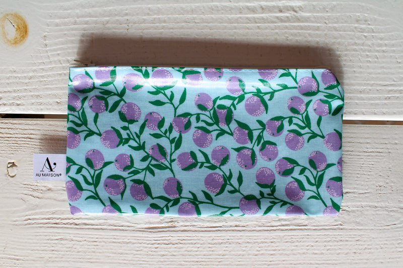 Fruity Oilcloth Small Zip Pouch