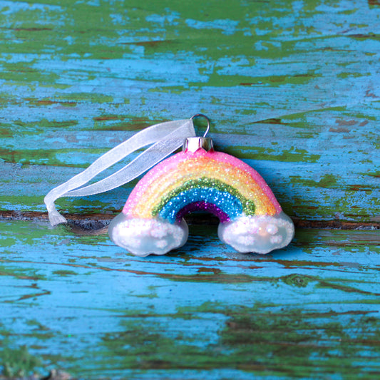 Small Neon Rainbow Ornament