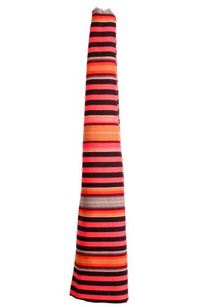 Desert Shawl - Charcoal Stripe