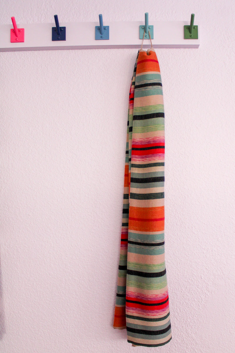 Desert Shawl - Mint Stripe