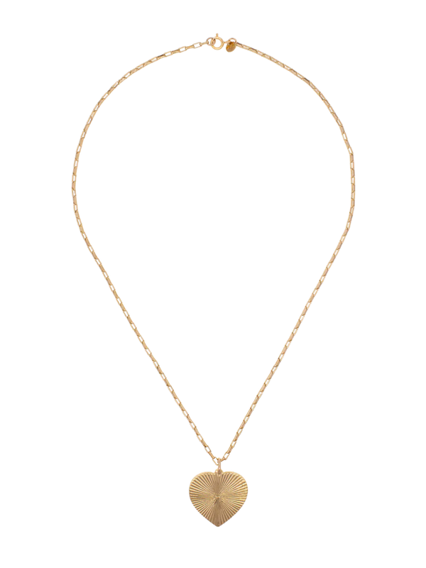 Iris Heart Necklace
