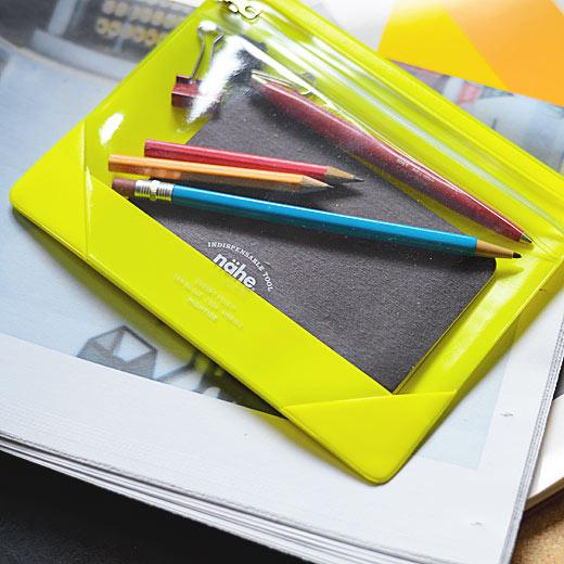 Japanese Gusset Neon Pouch