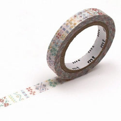 Japanese Pattern Washi Tape - 7mm