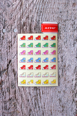 Japanese Retro Stickers - Sneakers