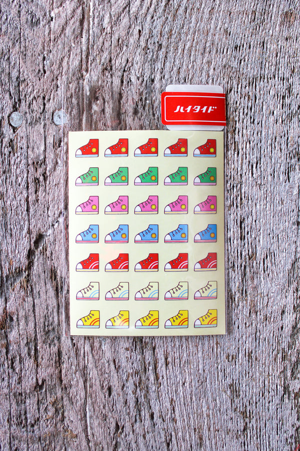 Japanese Retro Stickers - Sneakers