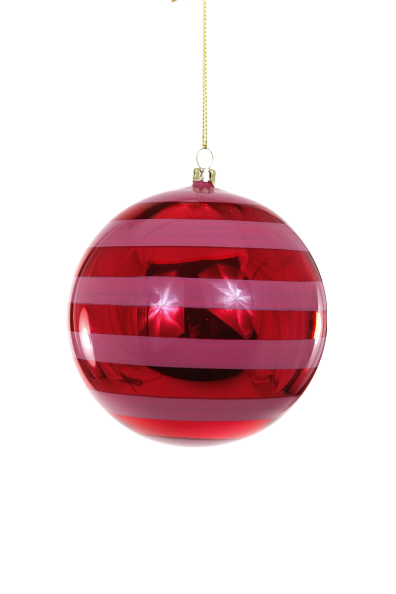 Jolly Stripe Bauble Ornament