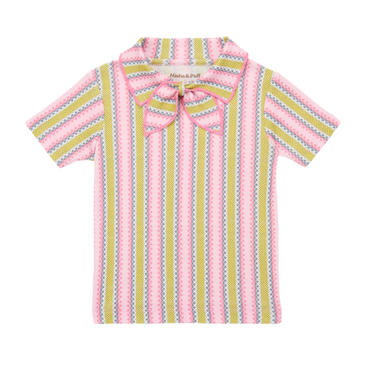Junior Scout Tee - Aura Vaquero Stripe