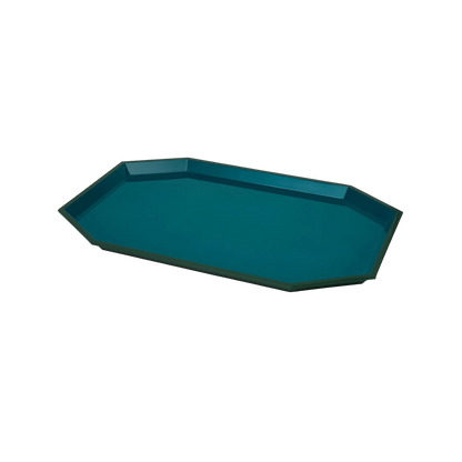 Octagonal Tray - Magnolia Green/Peacock