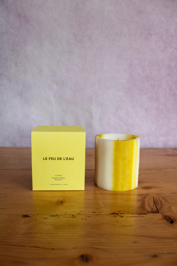 LE FEU CITRON - Artisanal Wax Candle