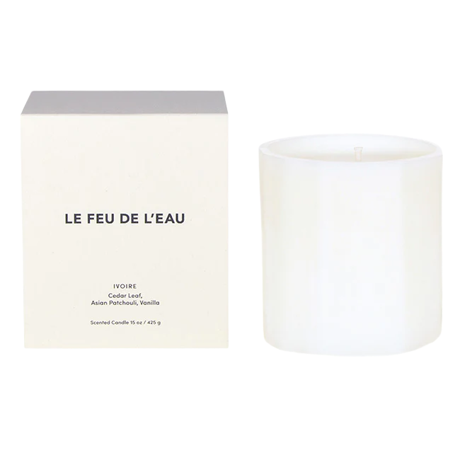LE FEU IVOIRE - Artisanal Wax Candle