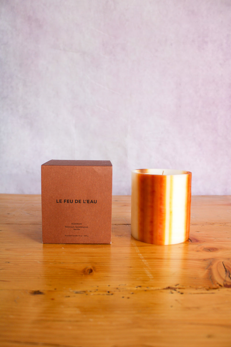 LE FEU MARRON - Artisanal Wax Candle