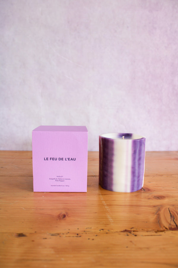 LE FEU VIOLET - Artisanal Wax Candle