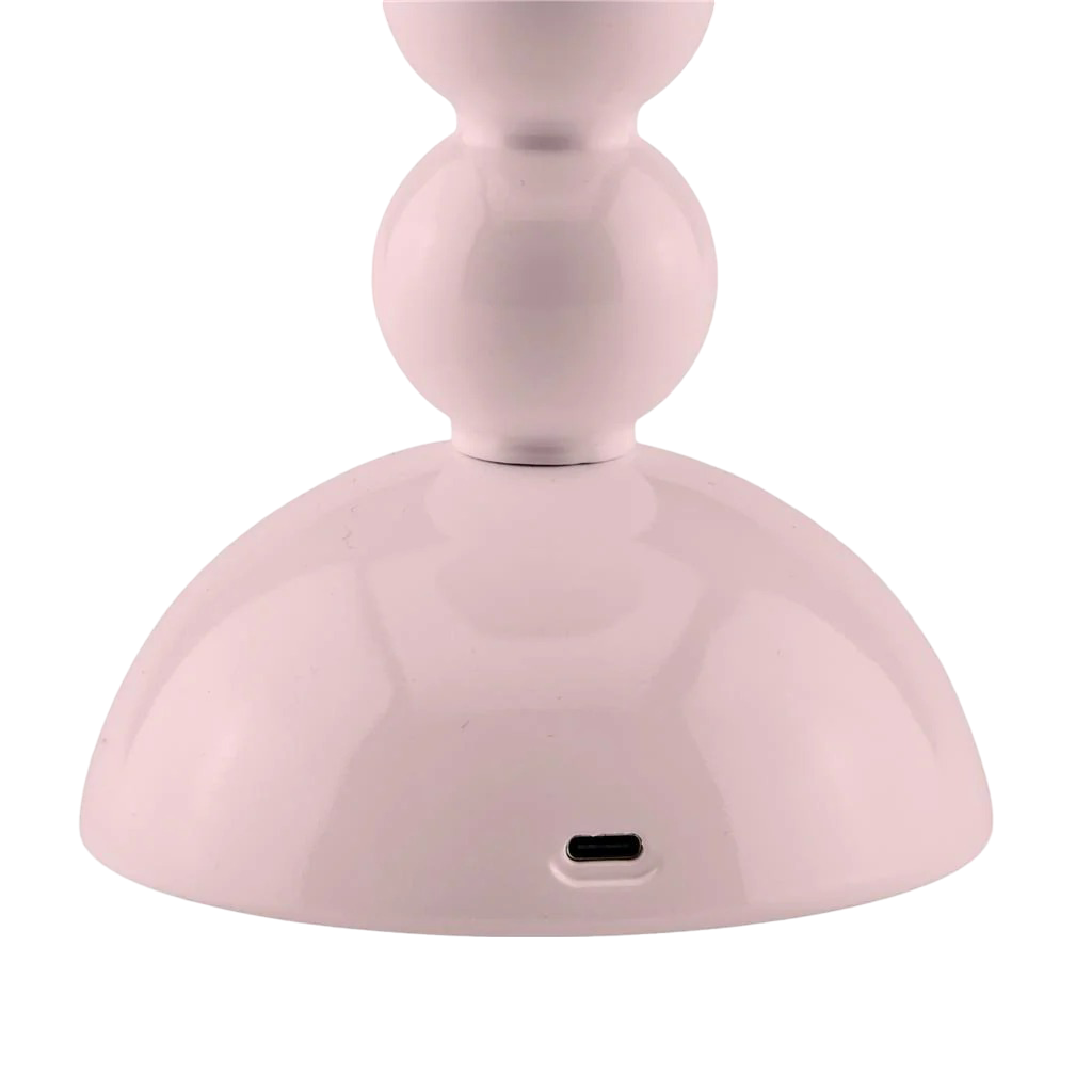 Rechargeable Bobbin Lamp - Pale Pink