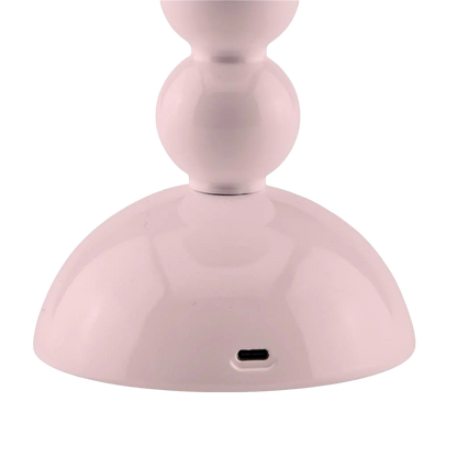 Rechargeable Bobbin Lamp - Pale Pink