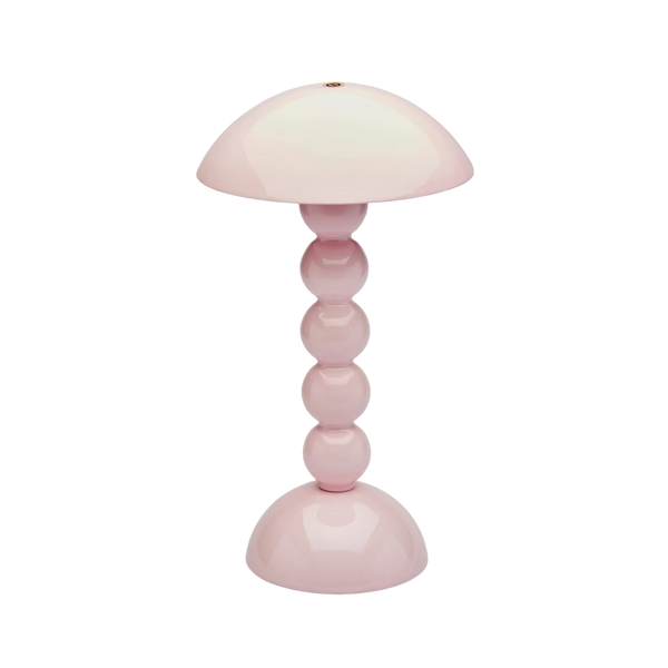 Rechargeable Bobbin Lamp - Pale Pink