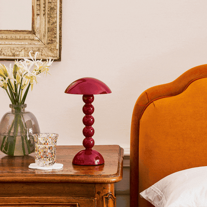Rechargeable Bobbin Lamp - Cherry