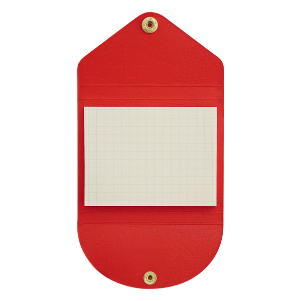 Sticky Notepad with Grid Sheets - Orange