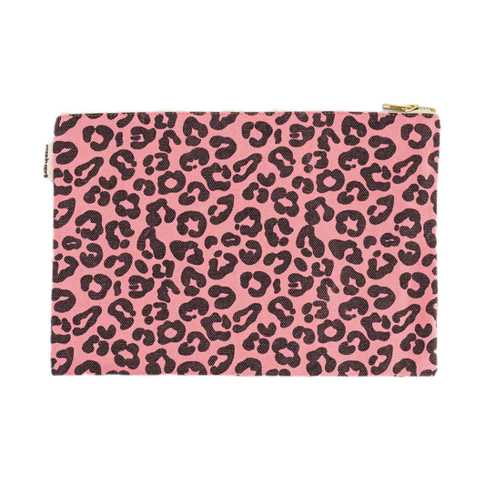 Large Zip Pouch - Cheetah
