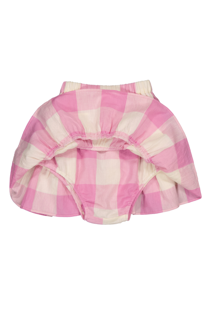 Lea Skirt - Check Lila