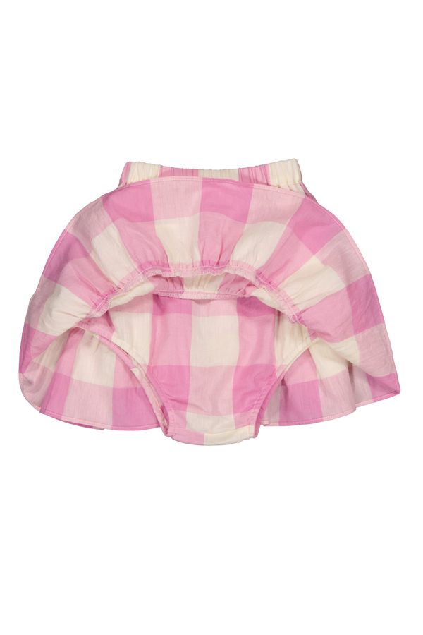 Lea Skirt - Check Lila