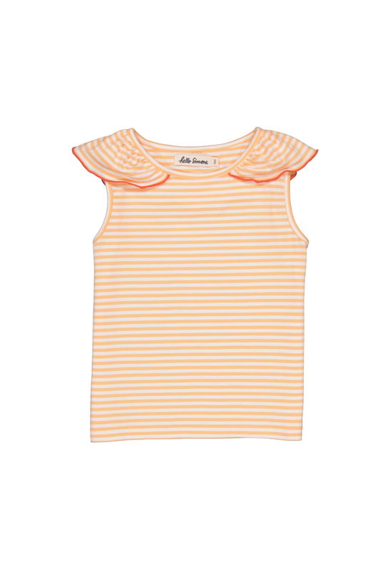 Leslie Top - Stripes Peach
