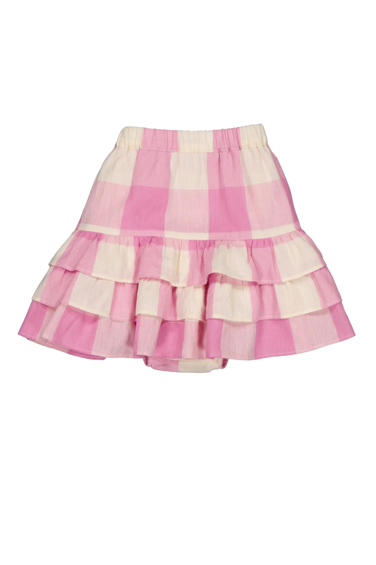 Lea Skirt - Check Lila
